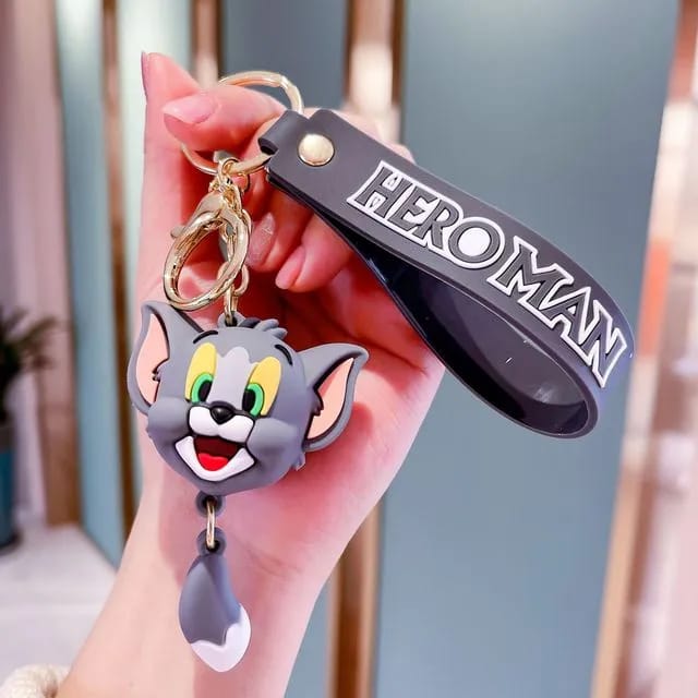 Tom And Jerry Gold - Key Ring Style 2