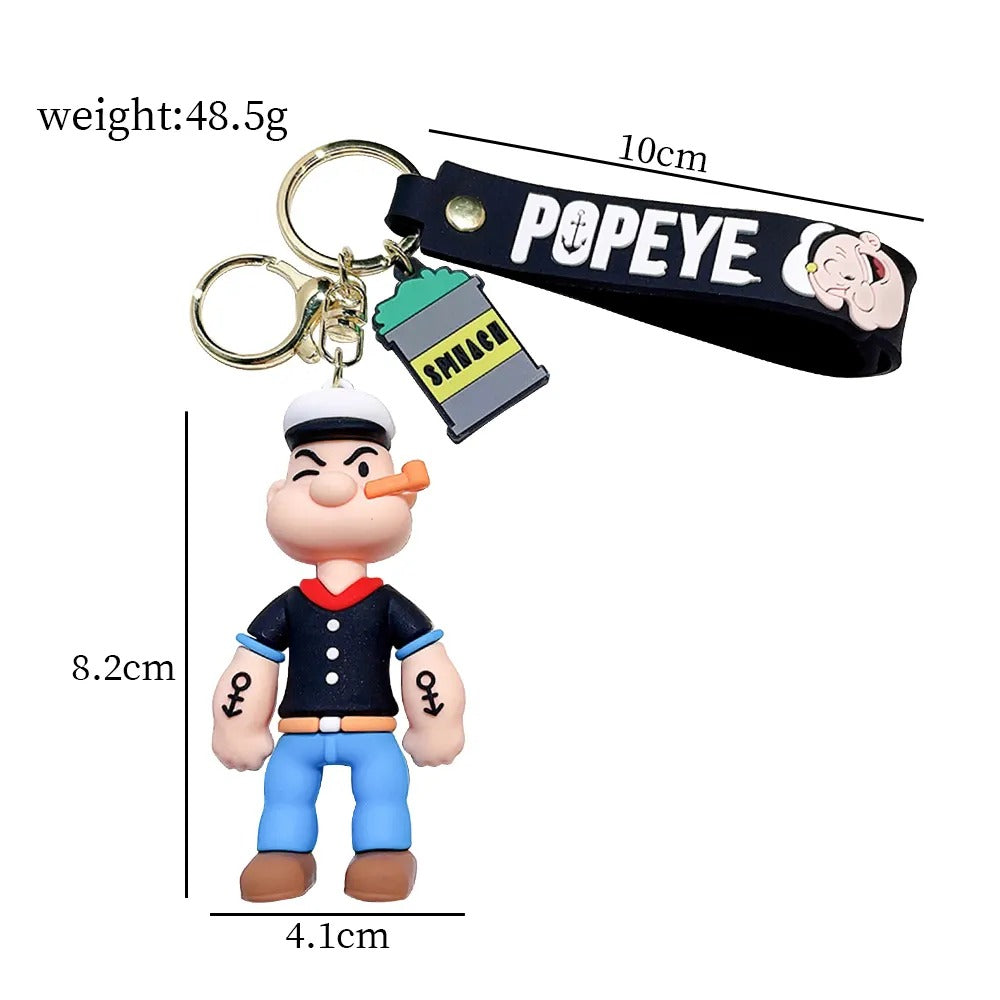 Popeye Gold - Key Ring
