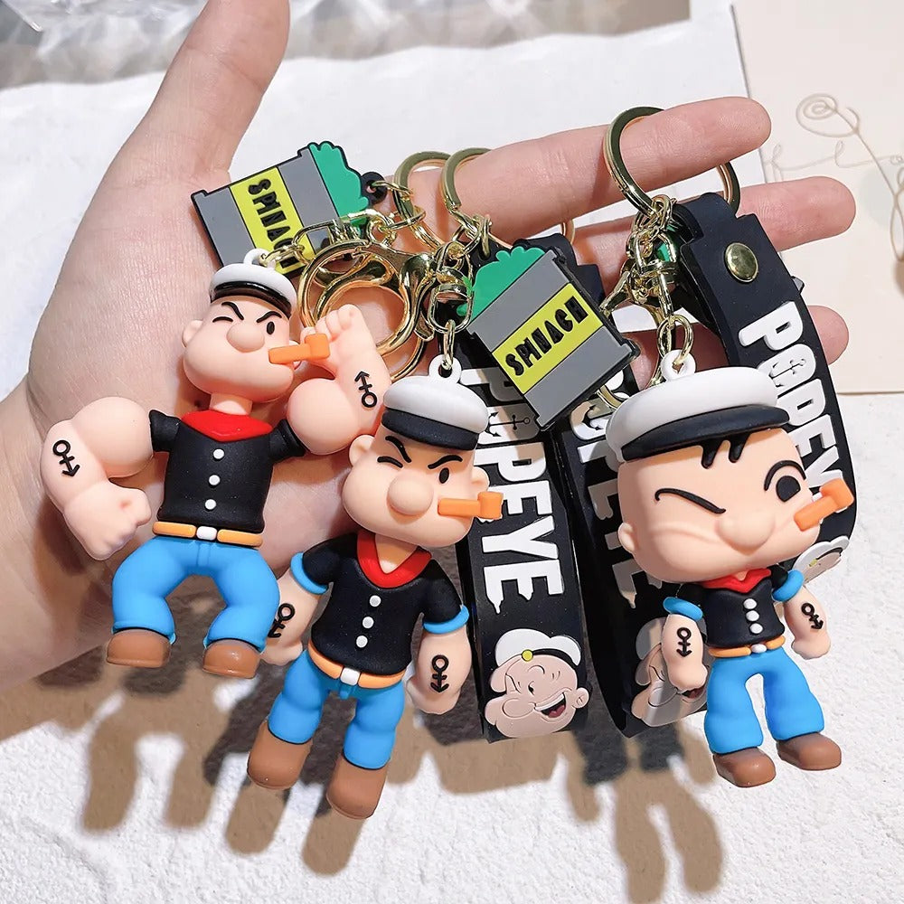 Popeye Gold - Key Ring