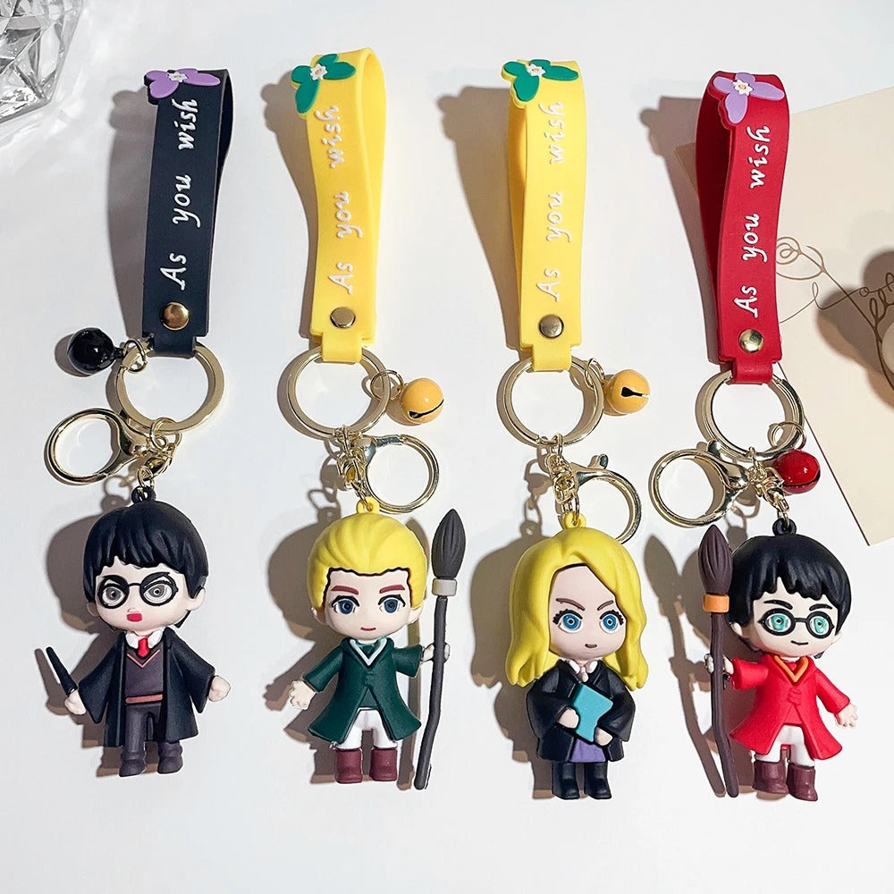 Harry Potter Characters  Gold - Key Ring