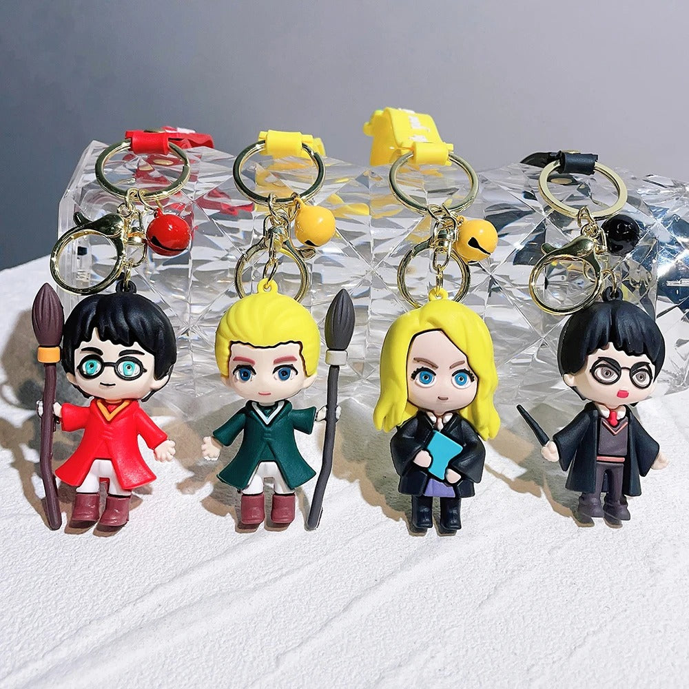 Harry Potter Characters  Gold - Key Ring