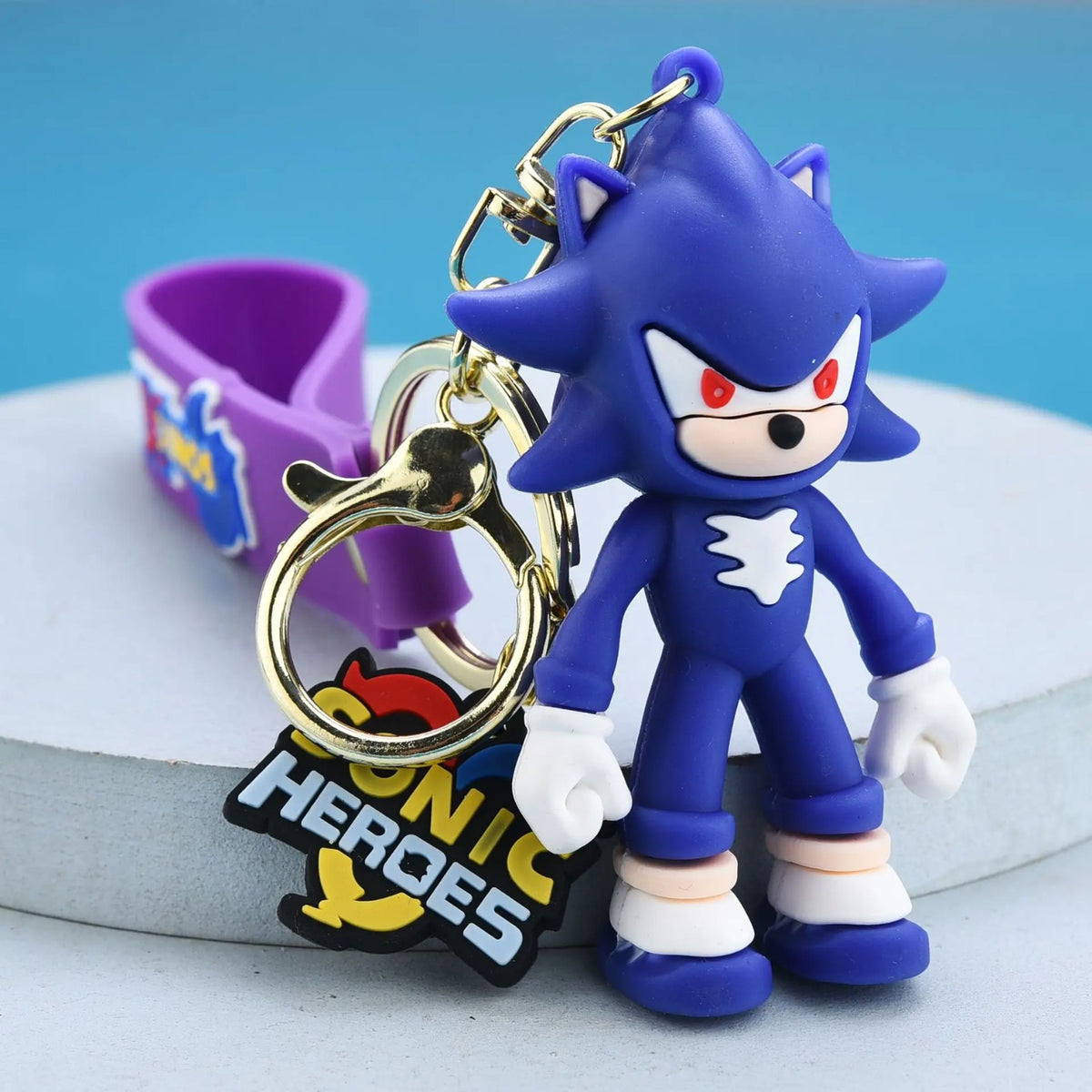 Sonic Characters Gold - Key Ring