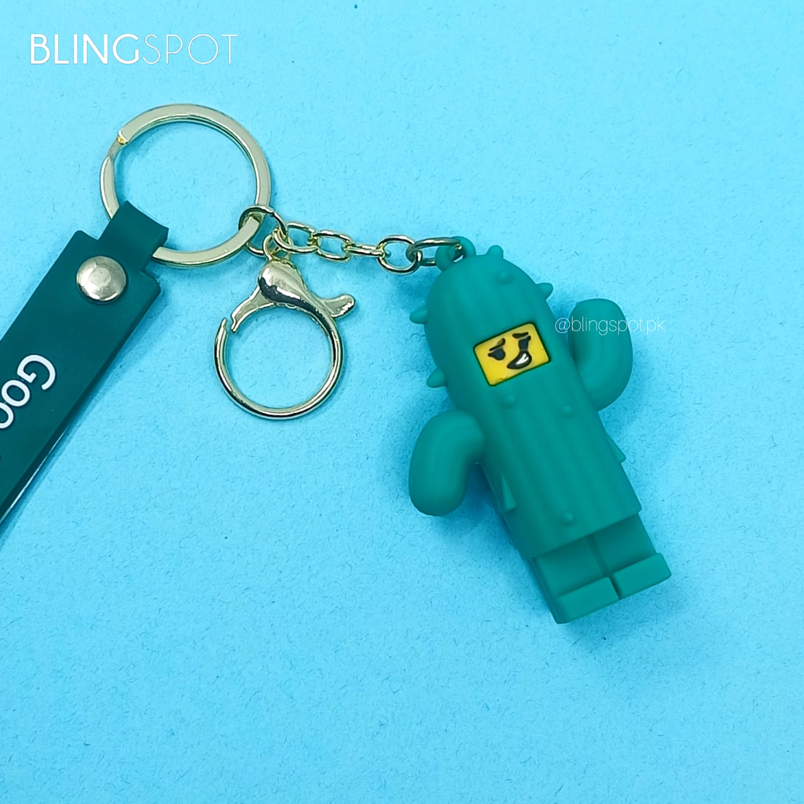 Lego Cactus Boy Gold - Key Ring