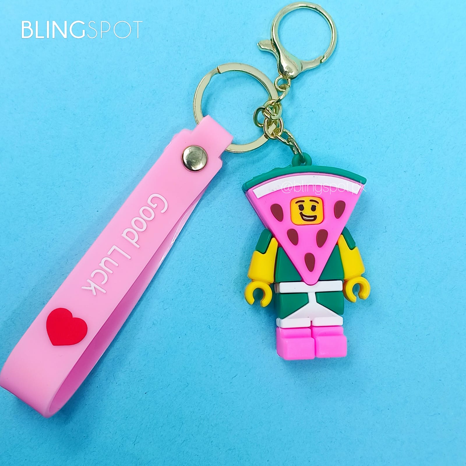 Lego Watermelon Boy Gold - Key Ring