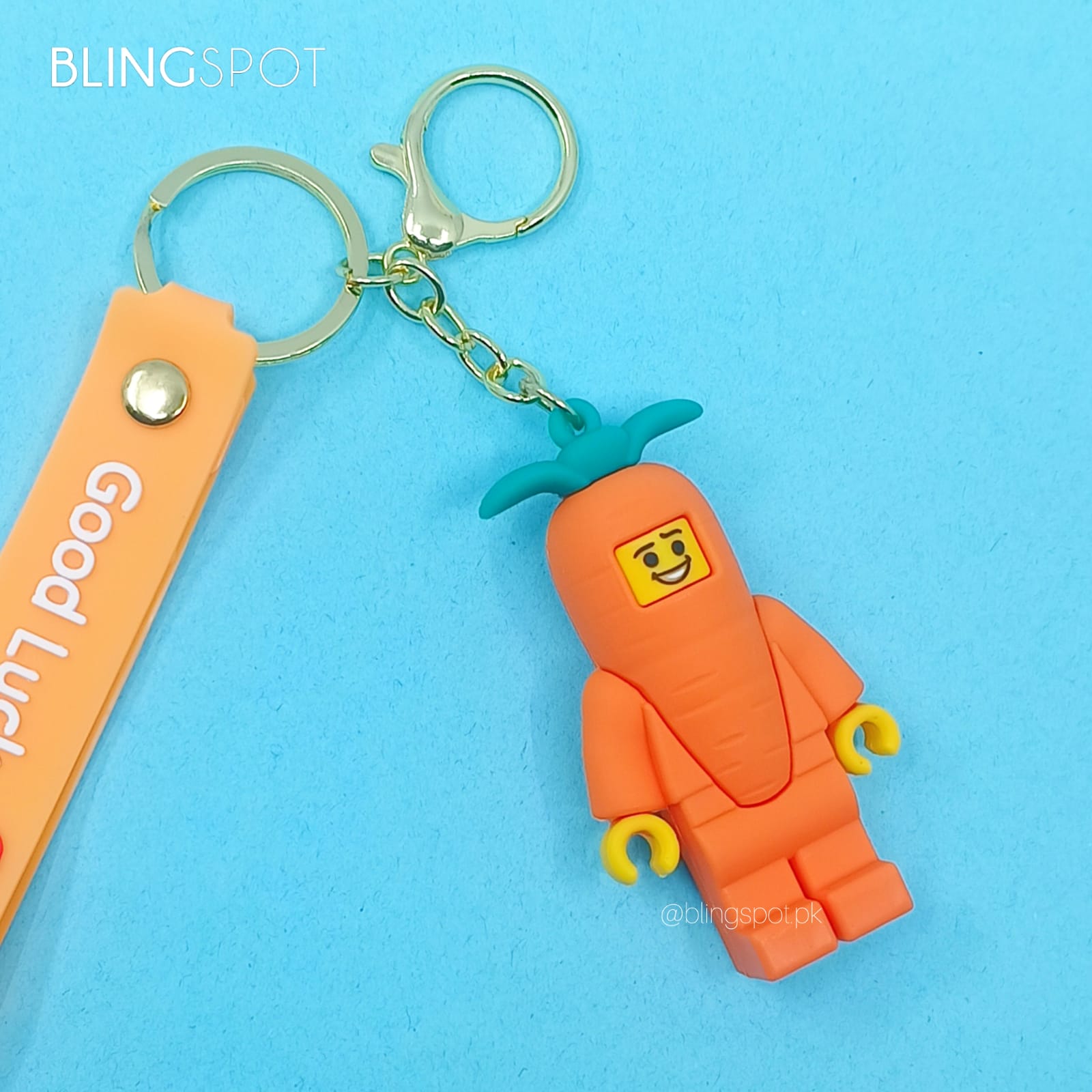 Lego Carrot Boy Gold - Key Ring