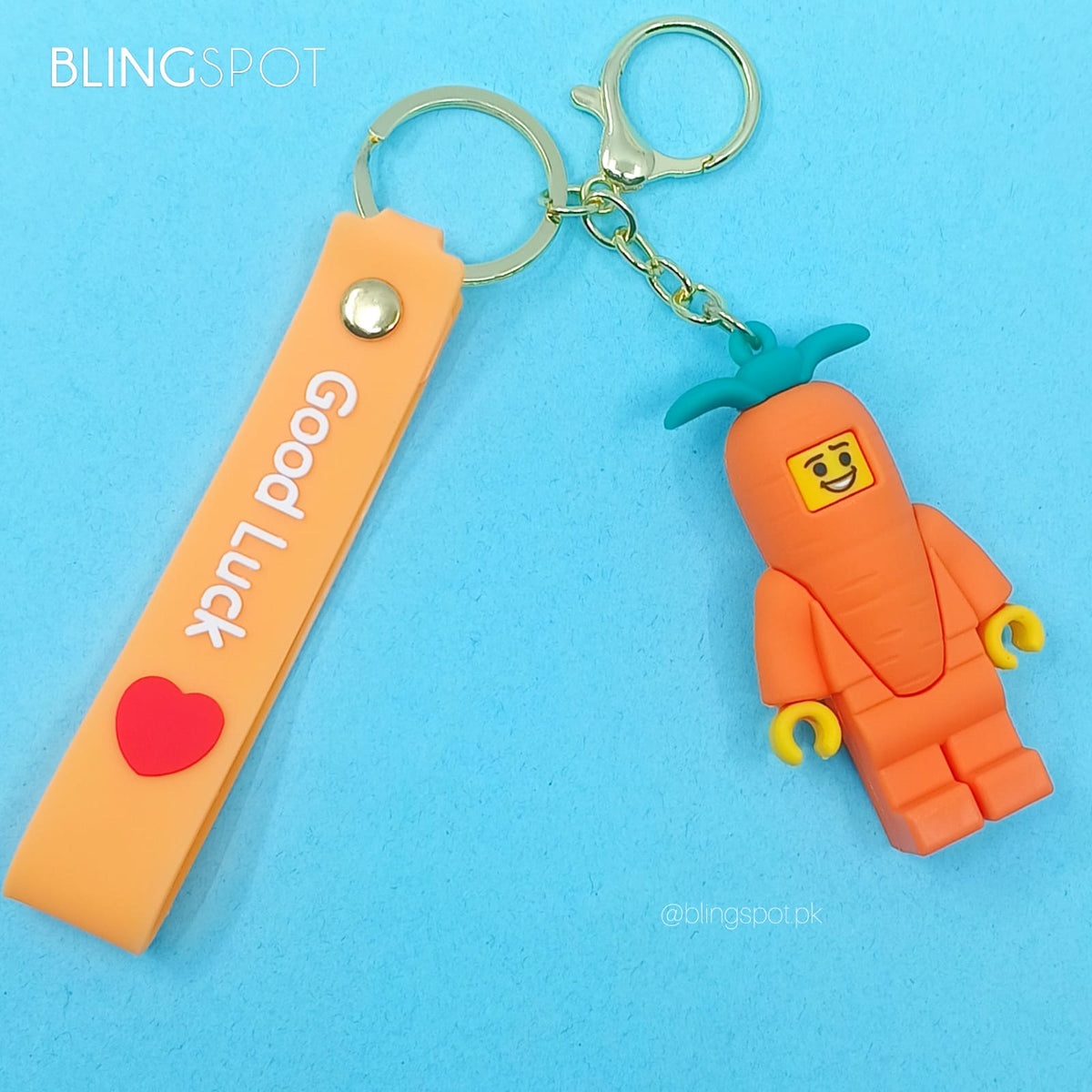 Lego Carrot Boy Gold - Key Ring