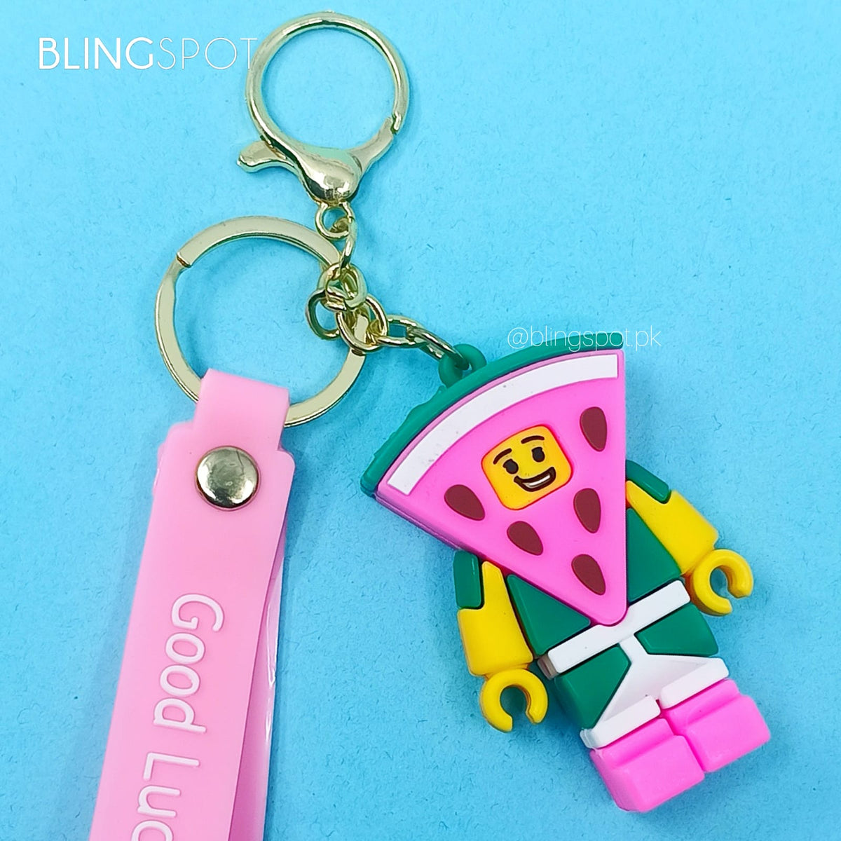 Lego Watermelon Boy Gold - Key Ring