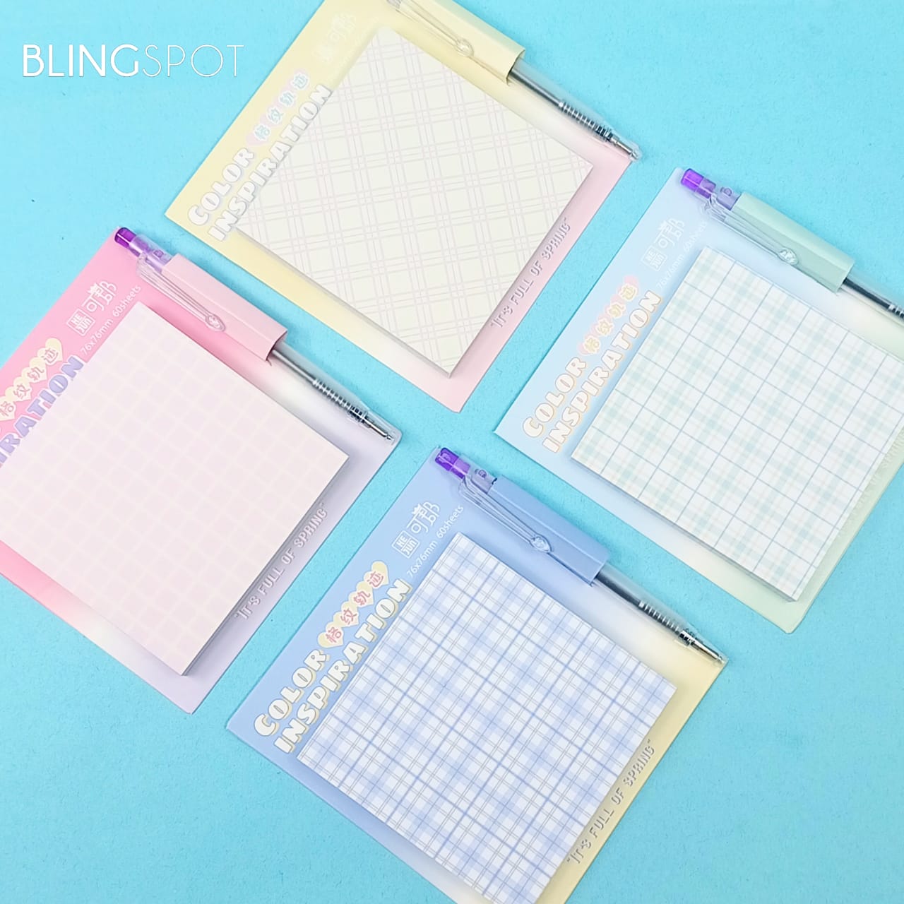 Color Inspiration Grid Series  - Sticky Note Set