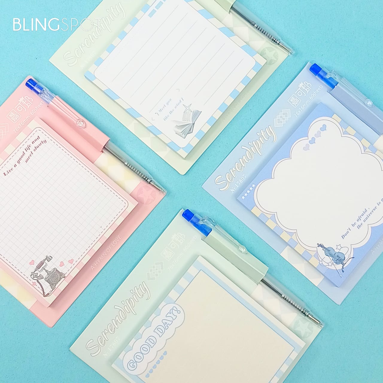 Retro Serendipity - Sticky Note Set