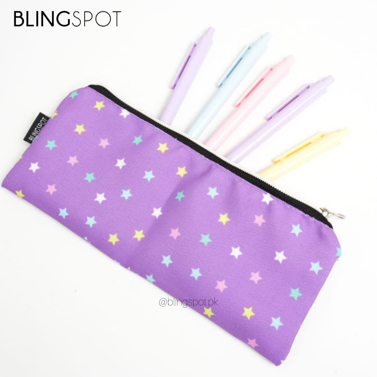 Pastel Stars - Zipper Pouch