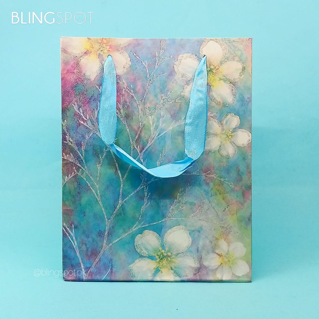 Fantasy Flowers Blue - Gift Bag