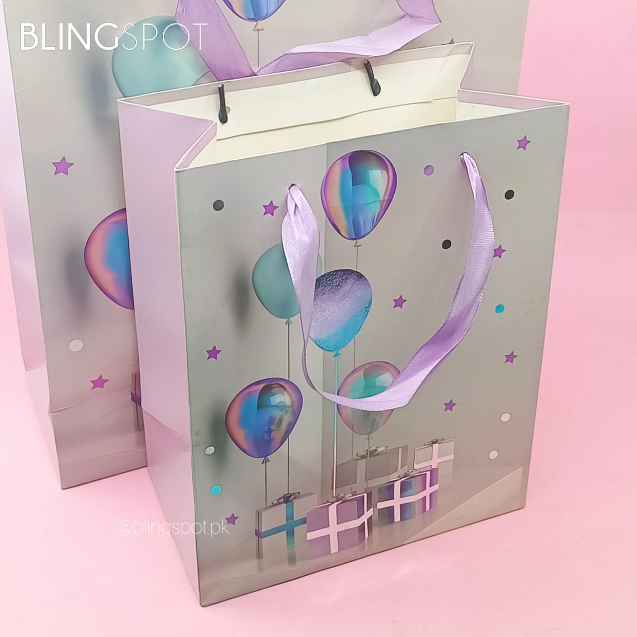 Gift Balloons Purple -  Gift Bag