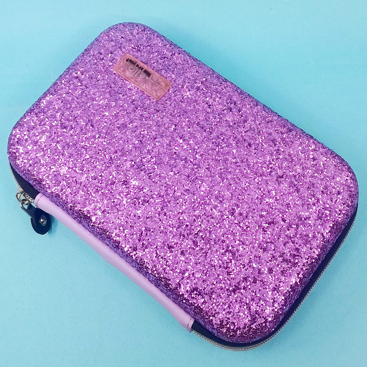 Glittery Sparkle Purple Jumbo  - Pouch