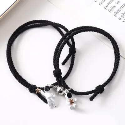 Astronaut Star Black - Bracelet Set Of 2