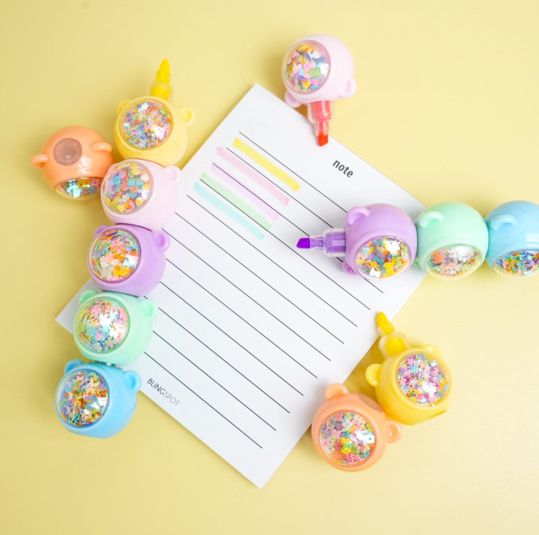 Bear Multi Stars  - Highlighter Set Of 5