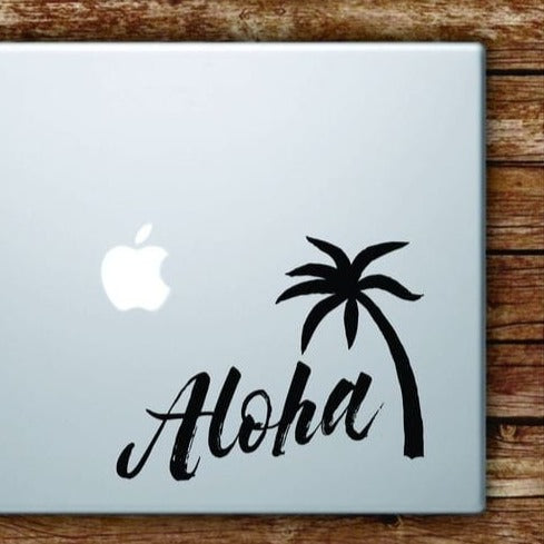 Aloha Beach Tree Laptop - Decals