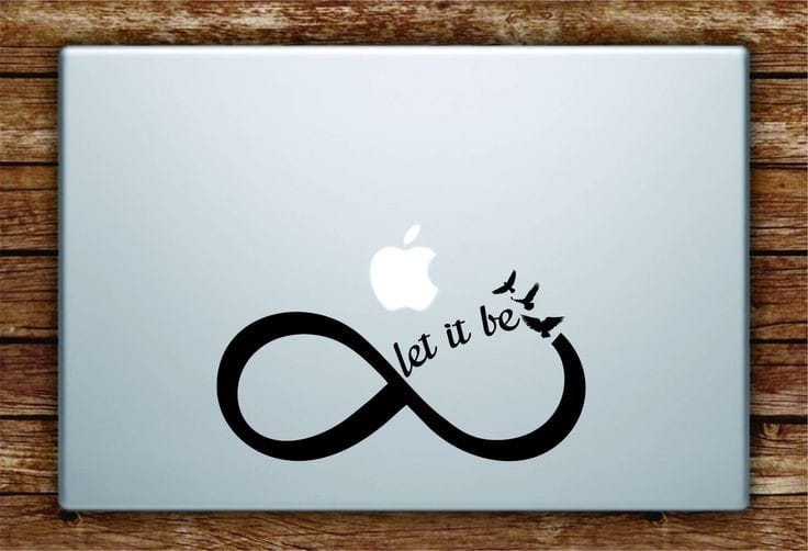 Let It Be Laptop - Decals