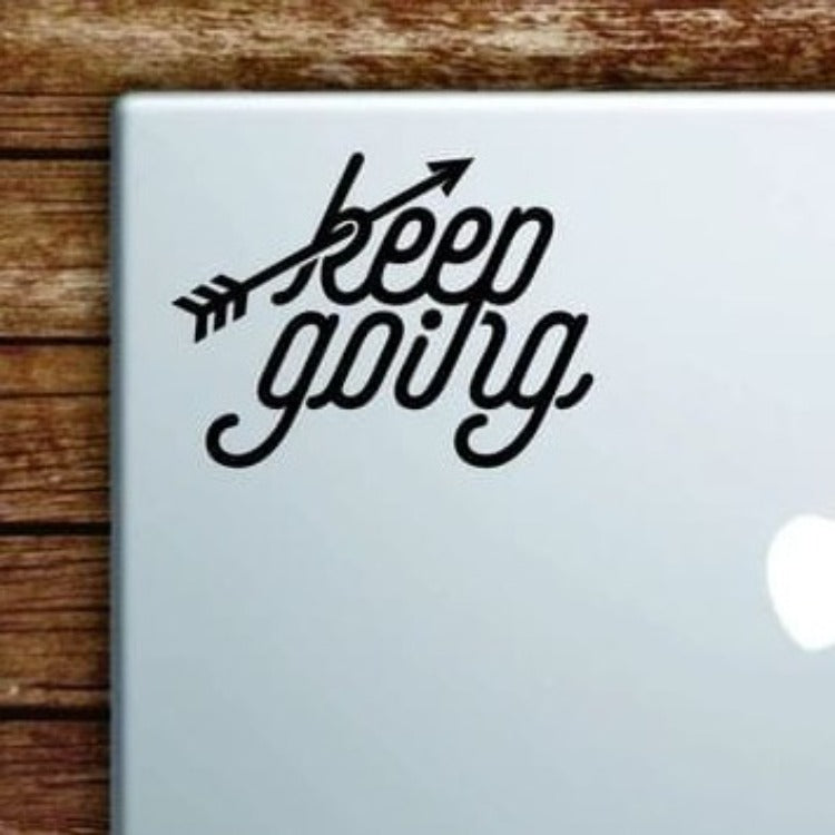 Keep Going Laptop - Decals