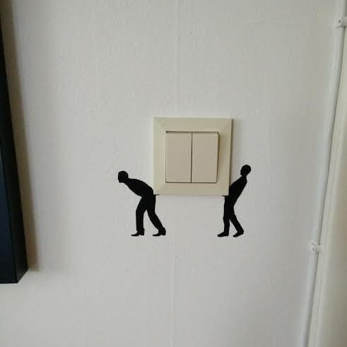Moving Man  - Switch Decals Set Of 2