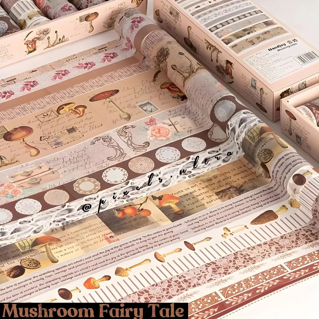Mushroom Fairy Tale - Washi Tape Set Of 18