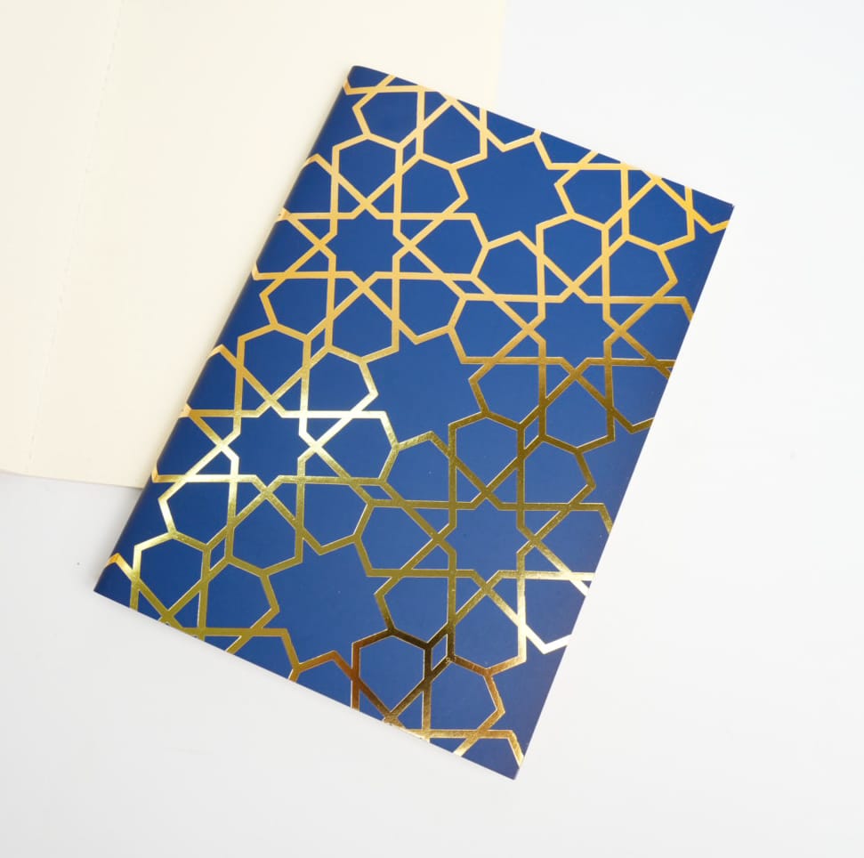 Arabesque Pattern Gold Foil - Bullet Journal