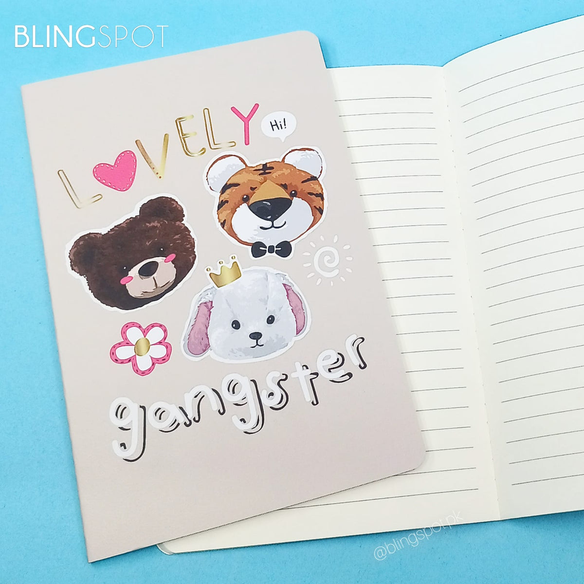 Lovely Gangster Animals - Notebook / Journal