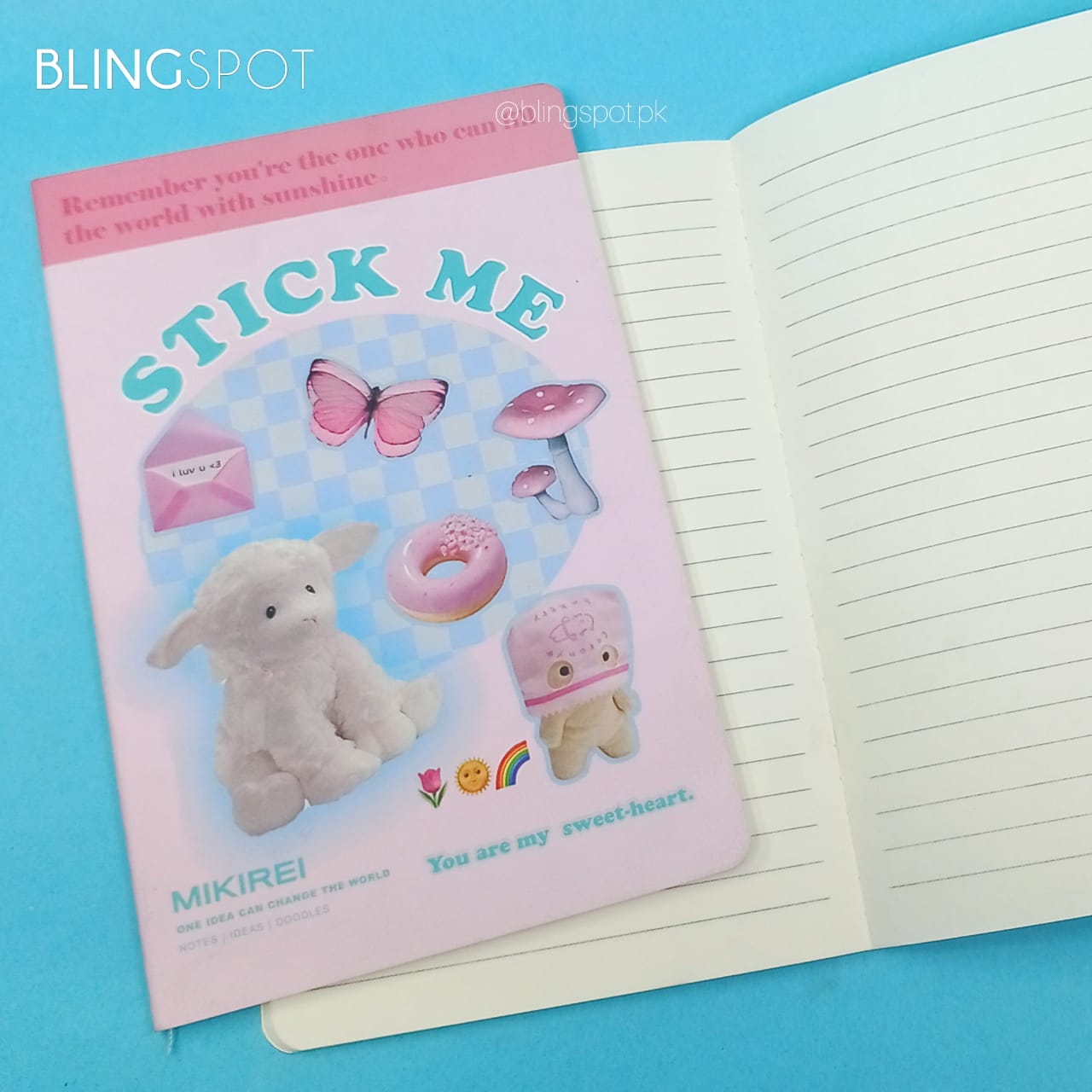 Stick Me Cuties Pink - Notebook / Journal