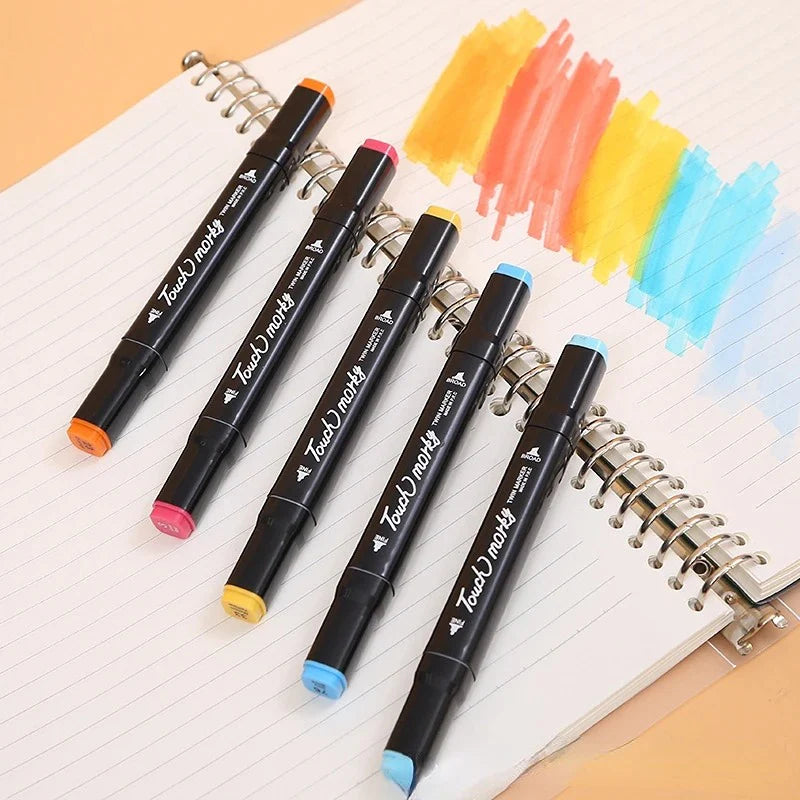 Double Tip Markers ( 2in 1 ) - Set Of 24 - 36 - 48