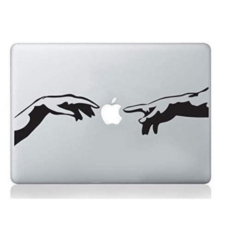 Fingers On MacBook Apple Laptop - Decals