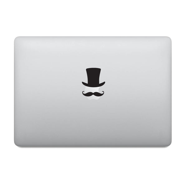 Magician Cap & Mustache   Laptop - Decals
