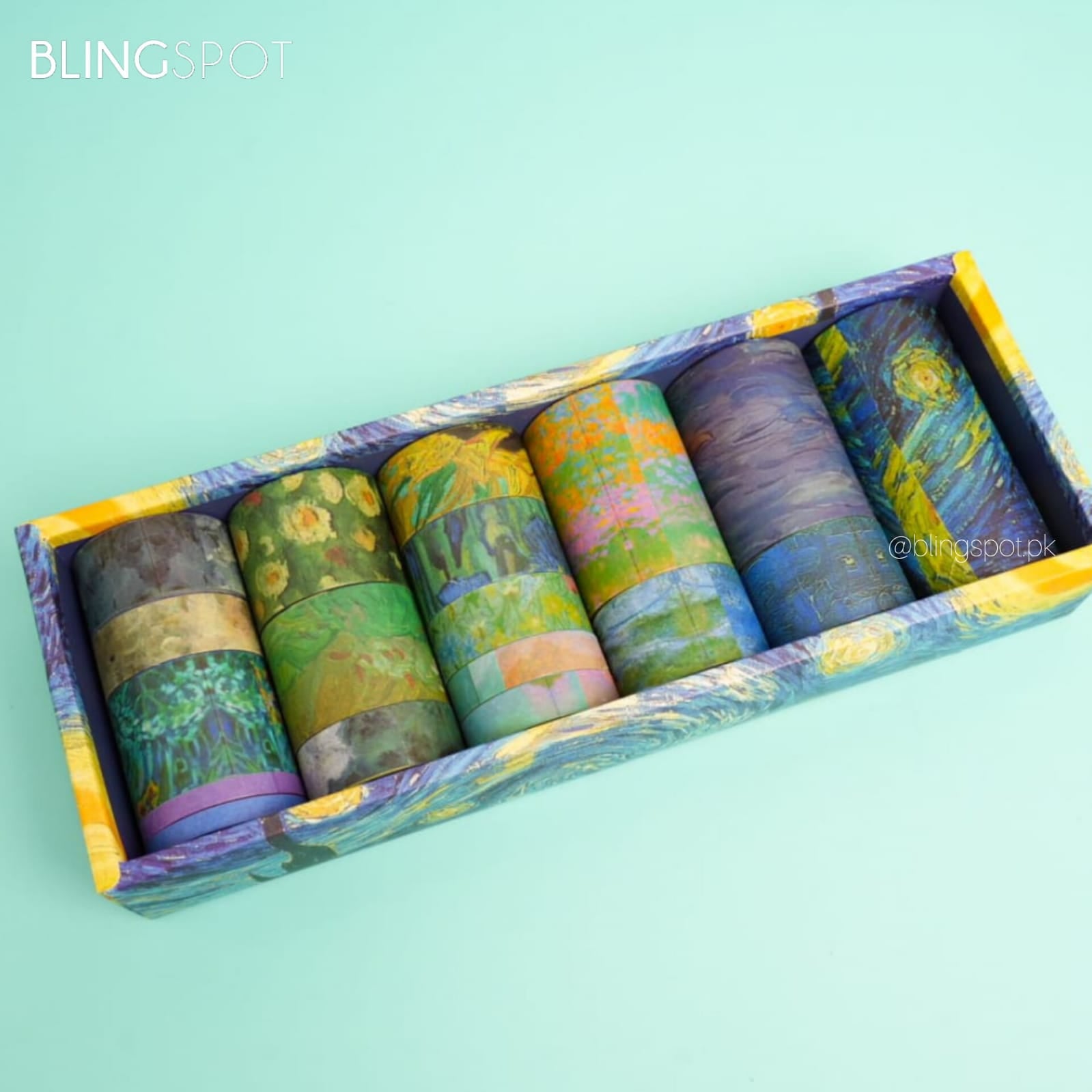 Van Gogh Iconic Paintings - Washi Tape Set Of 18