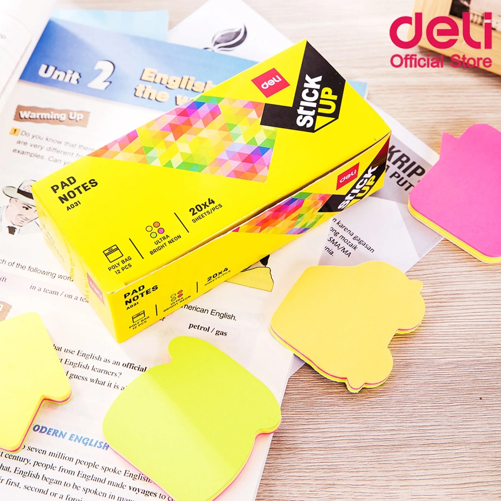 Deli Stick Up Notes Sticky Note 4 Color - Style 2