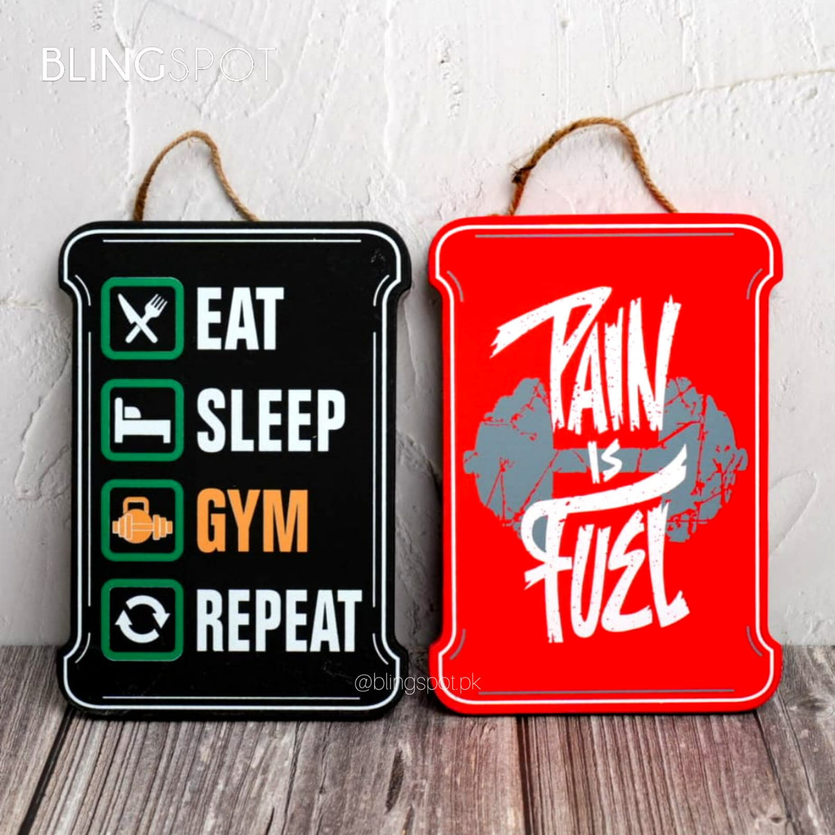 Gym Motivation Series 2 - Wall Hanging