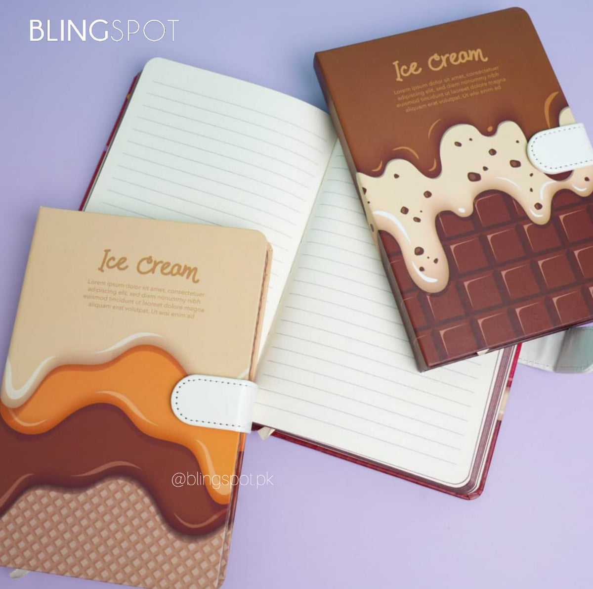 Chocolate Ice Cream Series  - Journal ( 140 Pages )