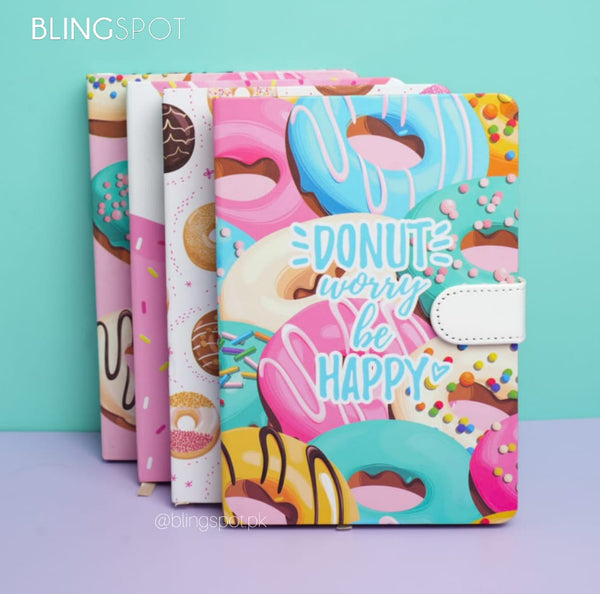 Donut Worry Be Happy  - Journal ( 140 Pages )