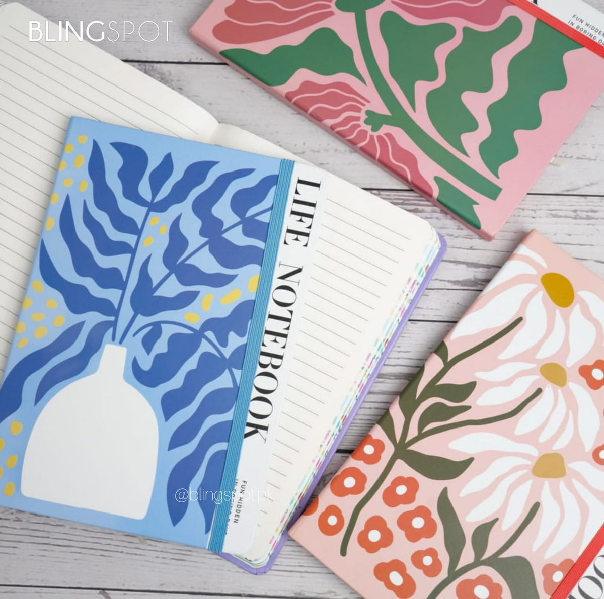 Whimsy Flowers Life - Notebook / Journal