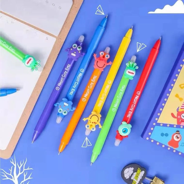 Cute Eyes Monster - Erasable Press Gel Pen