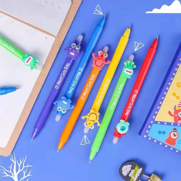 Cute Eyes Monster - Erasable Press Gel Pen