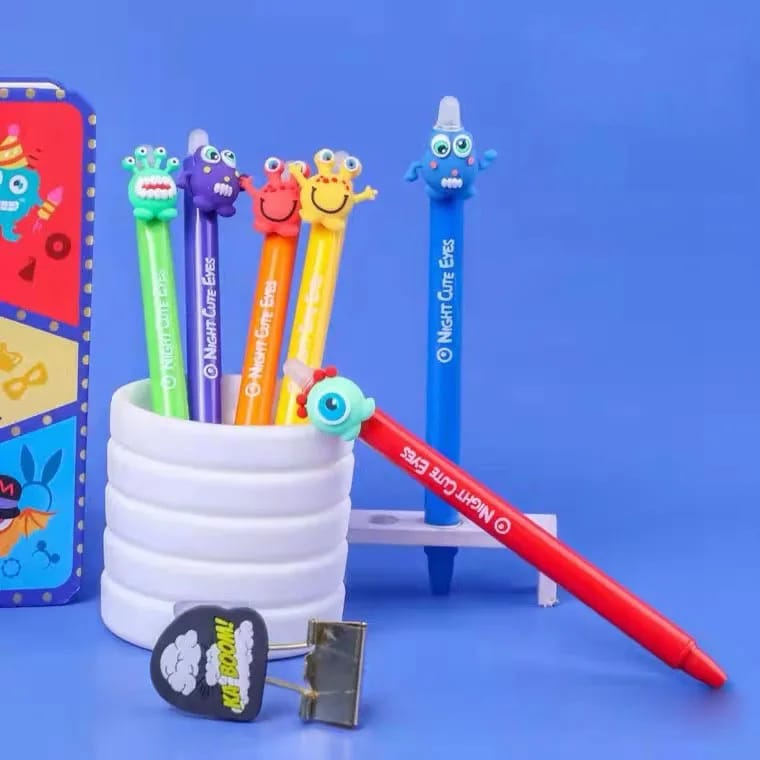 Cute Eyes Monster - Erasable Press Gel Pen