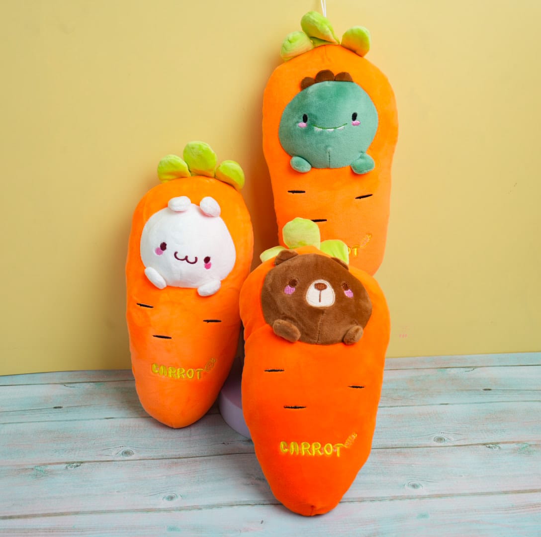 Carrot Animals  - Plushie Soft Toy
