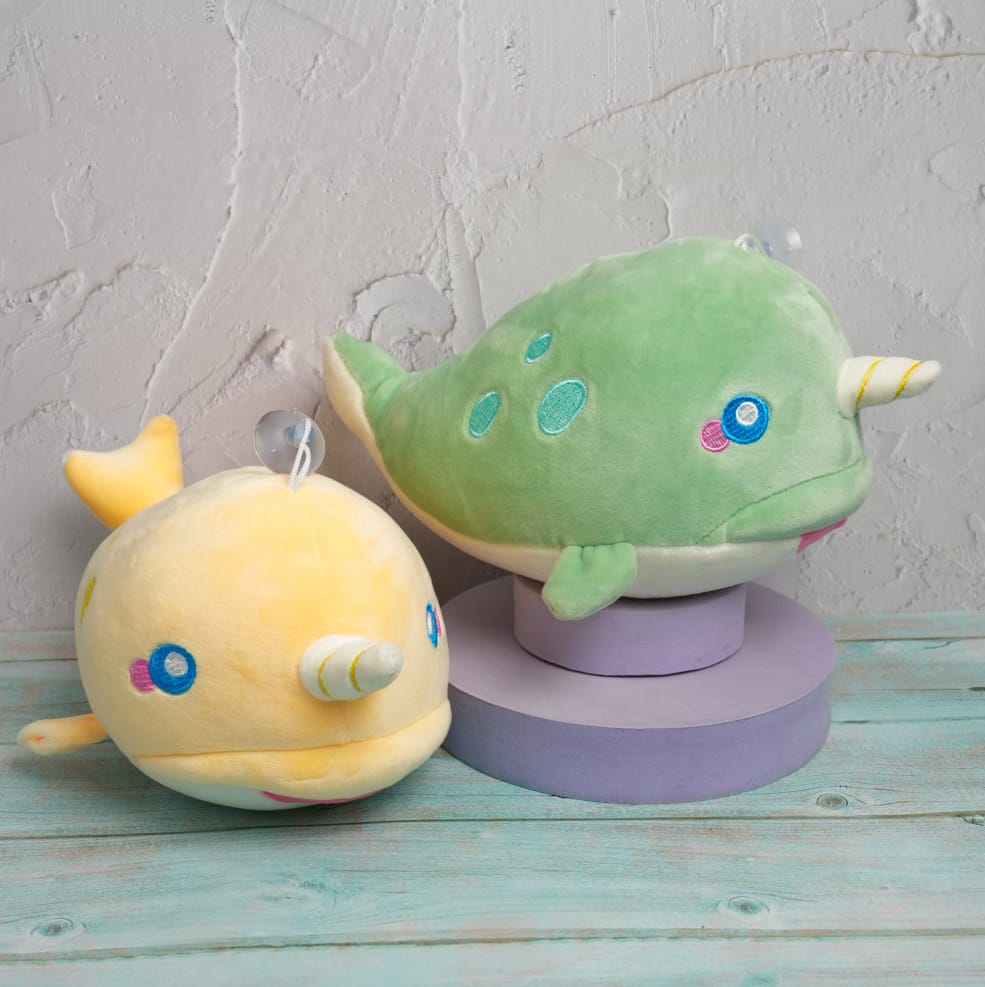 Cute Narwhal Fish  - Plushie Soft Toy