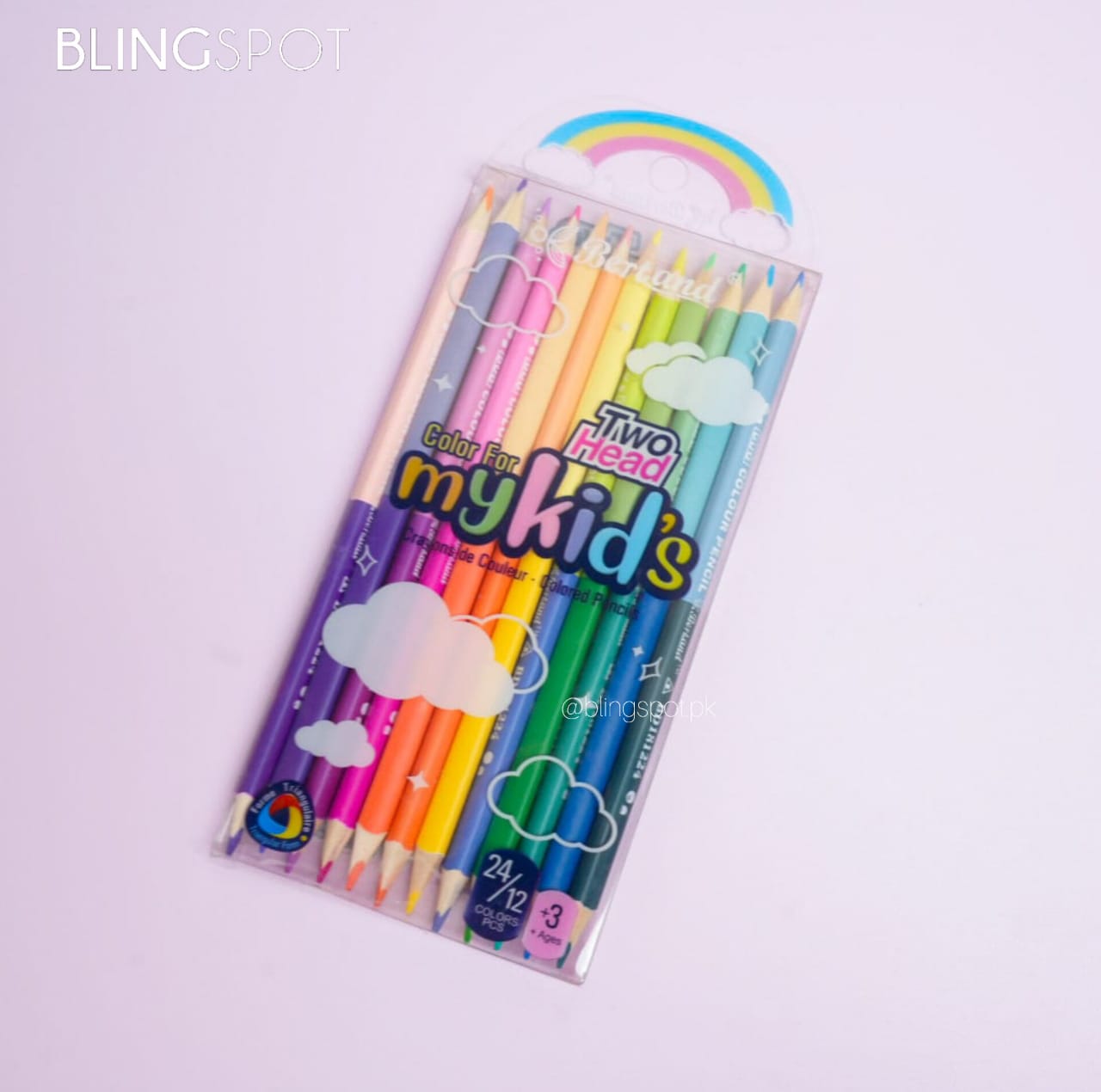 Candy Colors Bicolor Pencils Color - Set Of 12  ( 24 Colors )