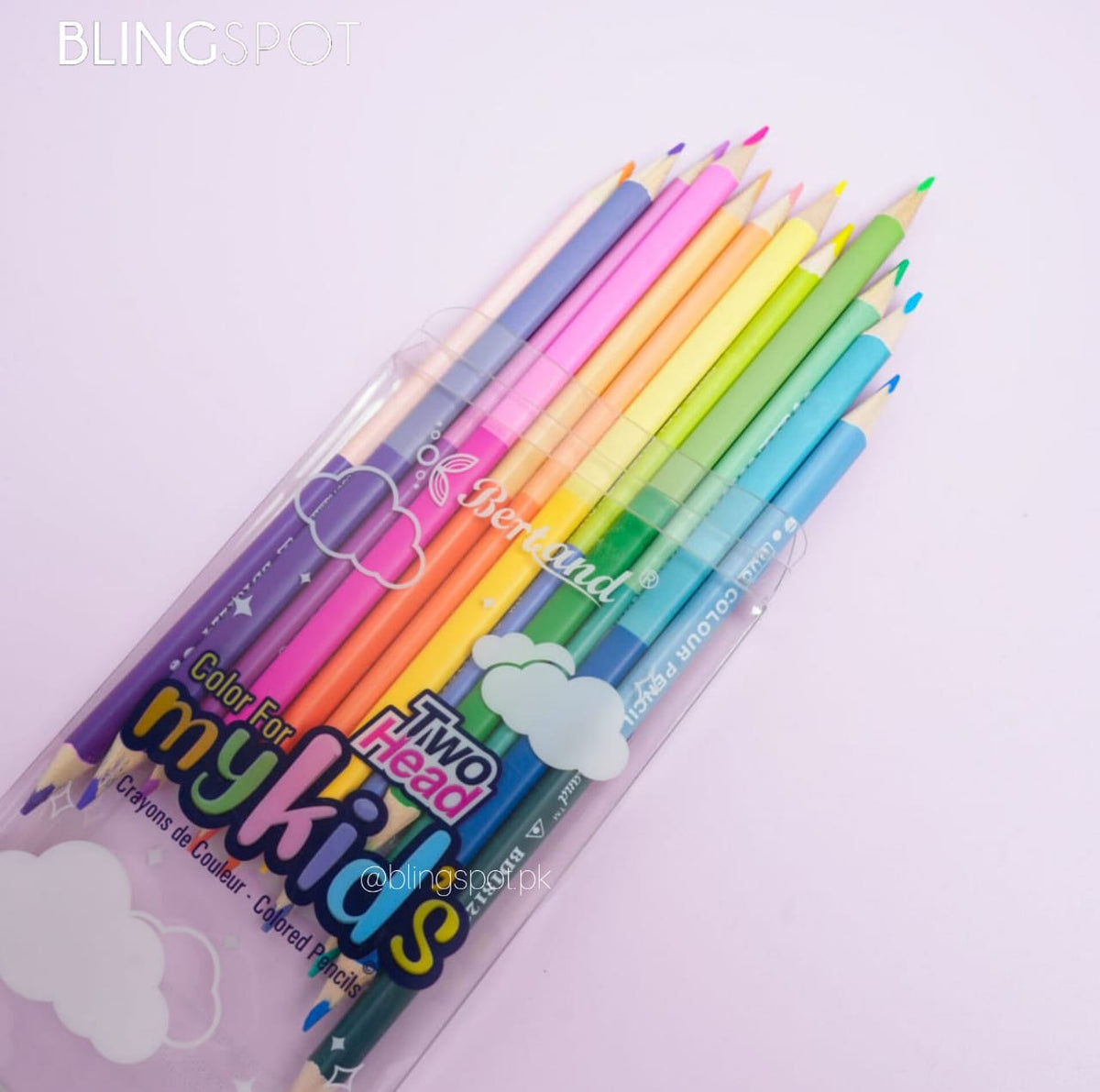 Candy Colors Bicolor Pencils Color - Set Of 12  ( 24 Colors )