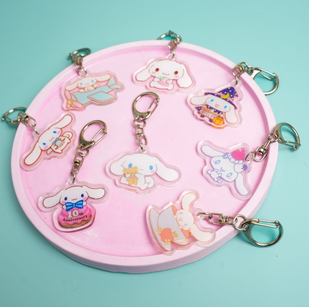 Cinnamoroll Acrylic -  keychain Key Ring