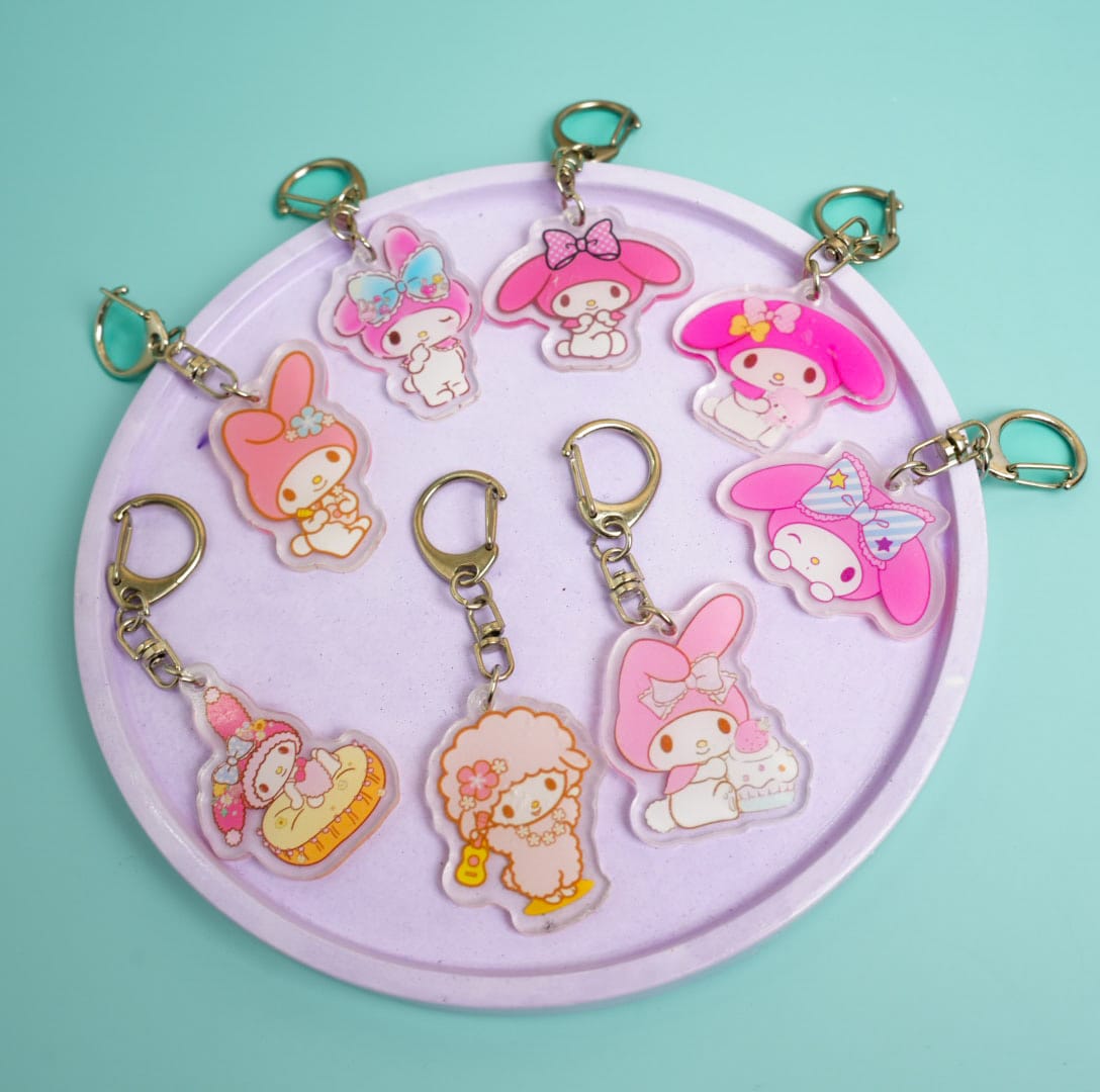 My Melody Acrylic -  keychain Key Ring