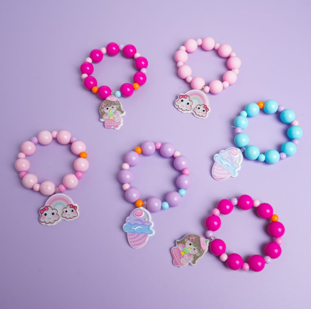Rainbow Cuties Colorful Beads - Kids Bracelet Style 1