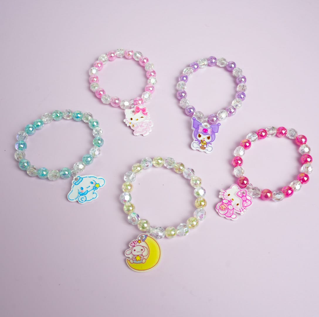 Sanrio Characters Crystal Beads - Kids Bracelet