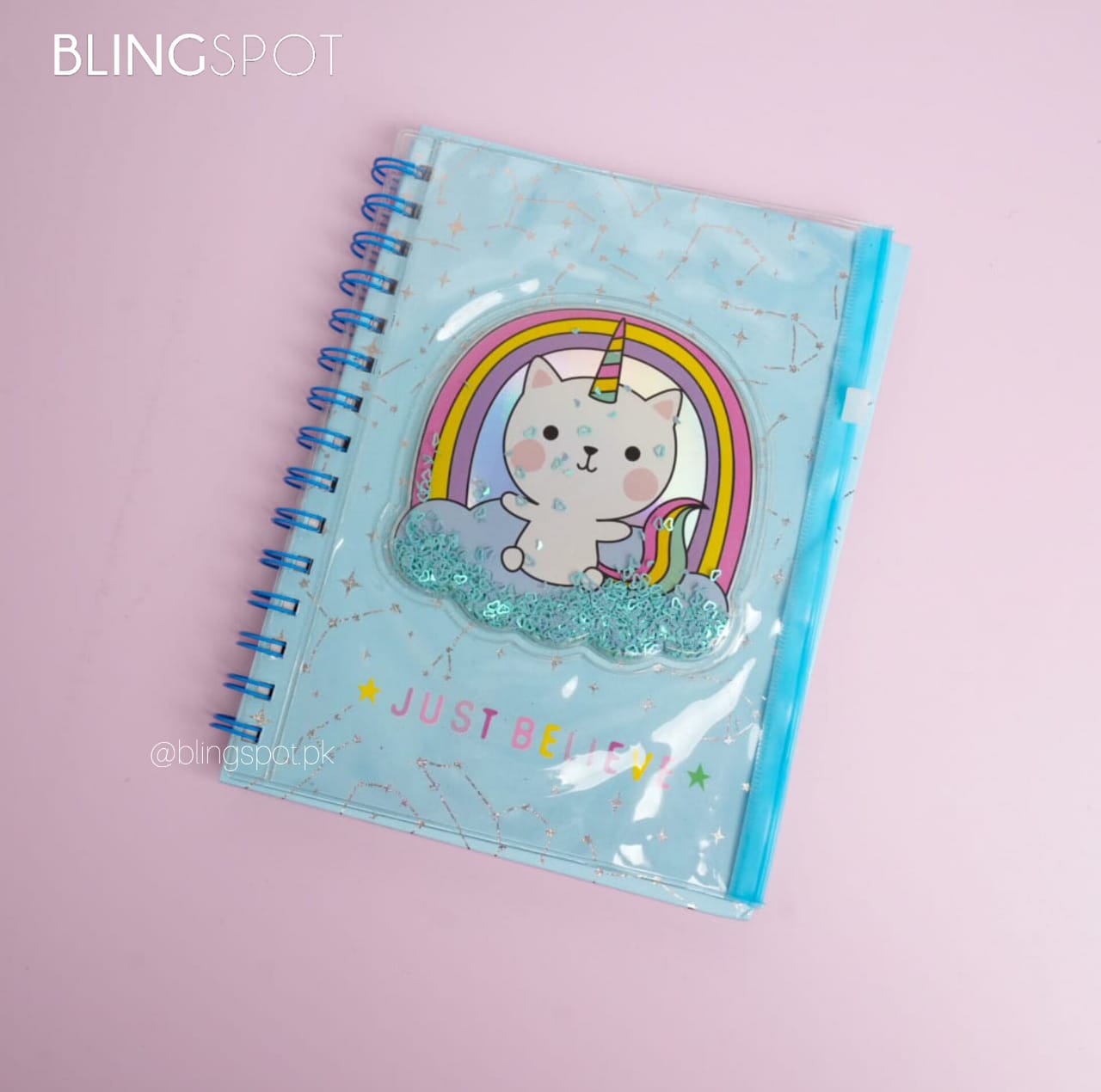 Unicorn Clear Pouch  - Journal Style 3