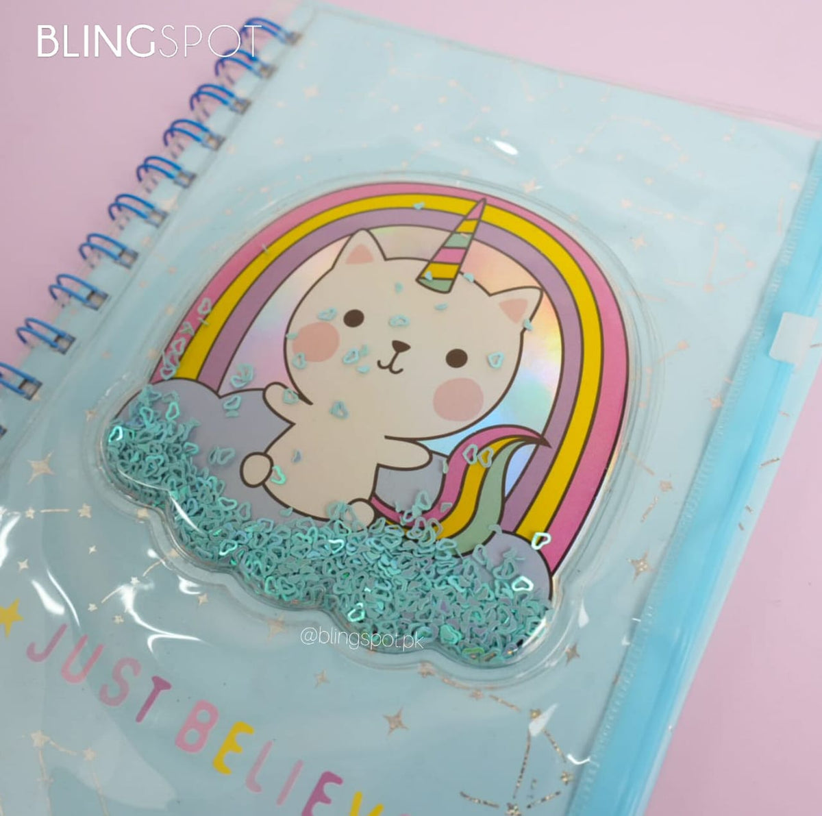 Unicorn Clear Pouch  - Journal Style 3
