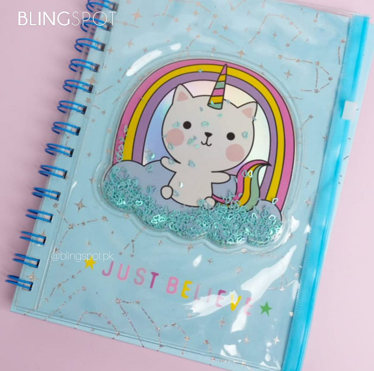 Unicorn Clear Pouch  - Journal Style 3